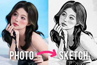 convert photo to sketch