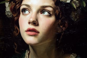 paint renaissance art oil painting portrait