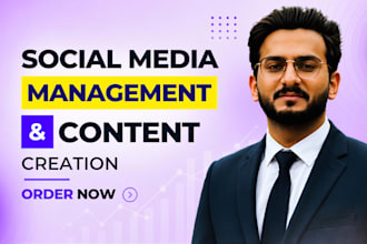 be your social media content manager