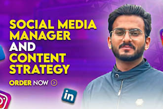be your social media content manager