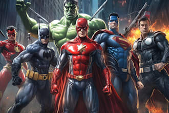 do superhero comic page superhero character for comics