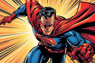 make super hero character design