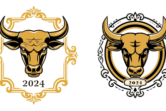 do cattle brand, western, ranch cattle farm logo design