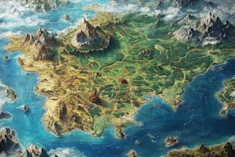 map illustration map design 3d isometric