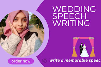 write your wedding speech