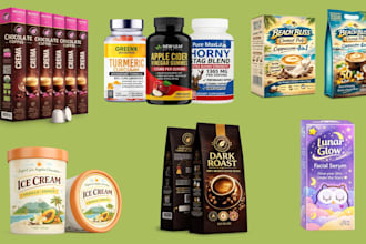 do brand product label design and product packaging design for box,bottle or bag