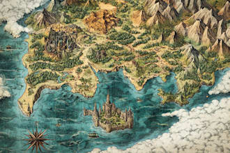 do fantasy city map for dnd map illustration world