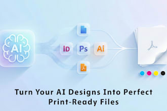convert your ai designs into print ready cmyk files with bleeds