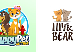 design cute kawaii cartoon mascot logo for vtuber
