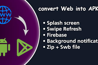 create free a web to apk with clean m3 ui