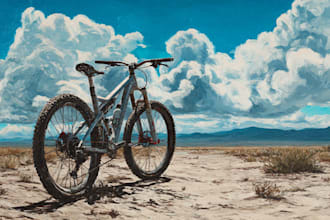 do cycle oil painting