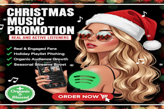 promote your christmas music organically to real and active listeners