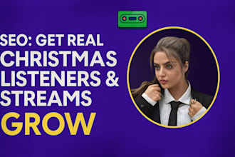 get real christmas music streams organic holiday audience promotion