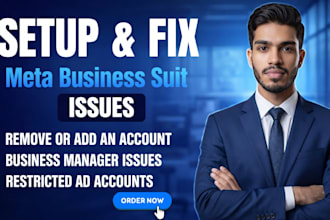 set up and fix meta business suite issues