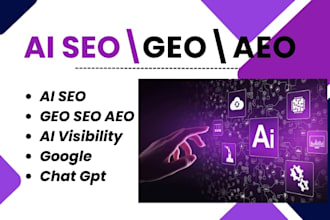 do ai seo, geo, aeo, geo se o optimization