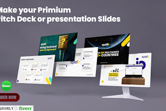 do redesign premium powerpoint presentation and pitch deck slides