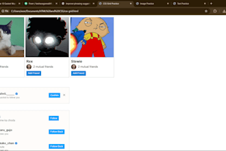 build clean and responsive webpages using HTML, CSS, and javascript