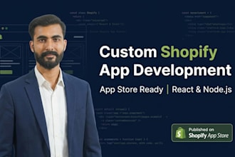 build a custom shopify app for your store