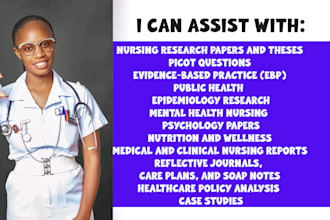 assist with dnp, bsn, msn projects, capstone, picot questions and ebp papers
