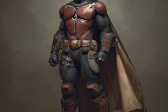 make a superhero character