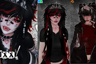 create vrchat avatar vr character 3d vrc model, nsfw furry avatar warudo avatar