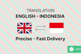 translate english to indonesia or indonesia to english