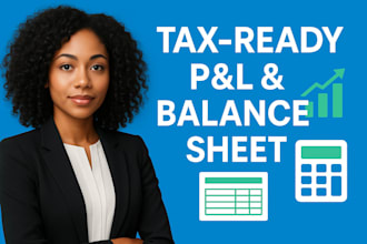 prepare tax ready profit and loss and balance sheet