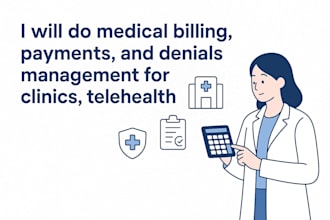 manage medical billing, claims, payments, and denials for healthcare providers