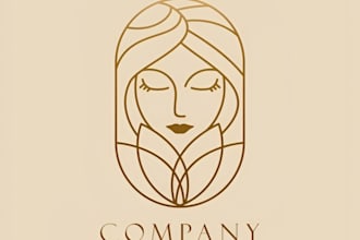 design modern botanical boho logo design with branding