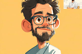 make an avatar cartoon portrait caricature