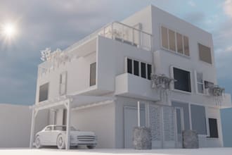 model your project in 3d sketchup