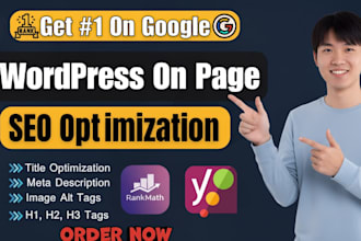 solve wordpress on page SEO errors with rankmath or yoast