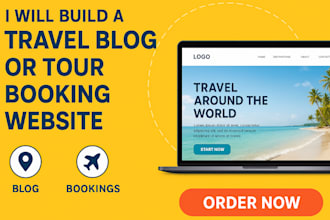 build a travel blog or tour booking website