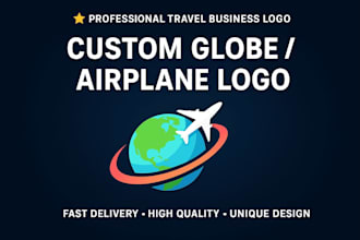 design professional travel business logo