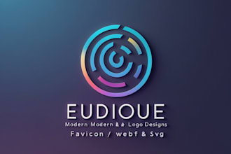 morden logo design with favicon