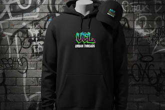 do urban streetwear clothing brand logo design
