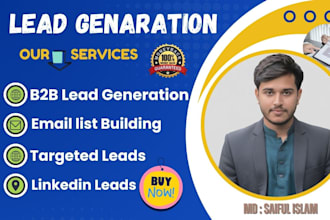 do b2b lead genaration and targeted email list building
