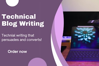 write seo optimized technical blog posts