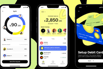 develop an online payment app p2p money transfer app fintech app wallet app