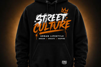 design premium custom hoodie and sweatshirt graphics