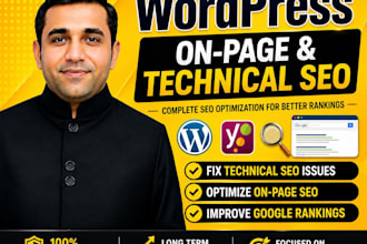 do wordpress on page and technical SEO to boost google rankings