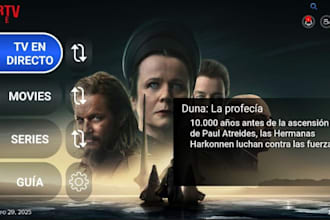 create professional iptv app, iptv smarters, and full rebrand