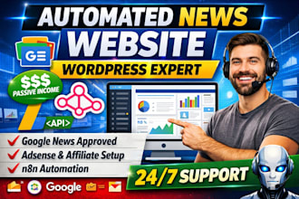 automated news website and wordpress automation expert