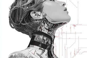 make a fashion illustration or sketch art