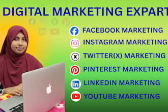 be a professional digital marketing specialist for you