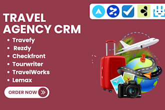 optimize travel agency CRM travelworks travefy tourwriter lemax rezdy checkfront