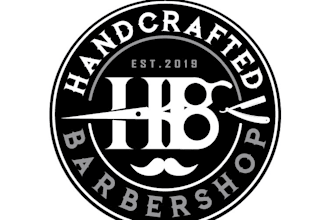 create a modern barber logo design