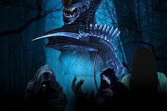 make move poster horror design book cover graphics