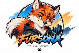 make a colored sketch of your fursona