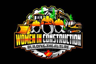 design professional construction, surveying, or cabinetry logo